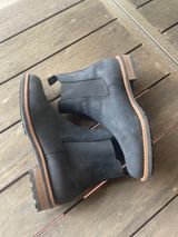 Mark Albert Chelsea Boot in Tasman Leather Group Black Roughout
