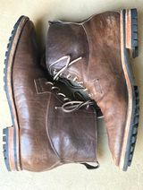 Viberg Country Boot in Maryam Brown Washed Horse