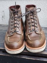 John Lofgren Moc Toe Boots in Horween Olive Chromexcel