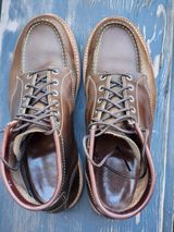 John Lofgren Moc Toe Boots in Horween Olive Chromexcel