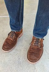 New River Boot Quade in Horween Dark Brown Austin Roughout