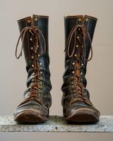 Clinch Hi-Liner in Wickett & Craig Black-Overdyed Latigo