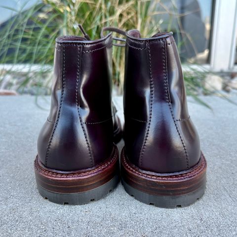 Photo by RoseAnvil_Weston on November 8, 2022 of the Alden Indy Boot in Horween Color 8 Shell Cordovan.