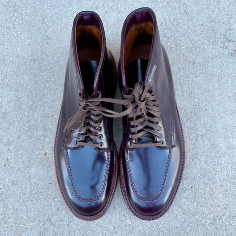 Photo by RoseAnvil_Weston on November 8, 2022 of the Alden Indy Boot in Horween Color 8 Shell Cordovan.
