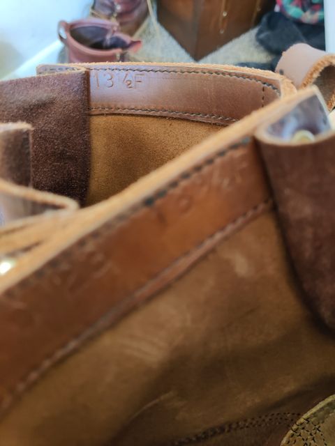 Photo by WhileyRasqual on April 17, 2024 of the Nicks Moc Toe in Seidel 1964 Brown.