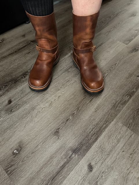 Photo by killerbootsman on May 28, 2026 of the Nicks Pullman in Horween Italian Brown Cypress.