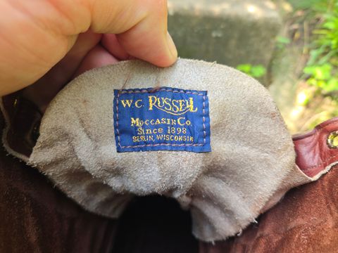 Photo by tdoellman on July 1, 2026 of the Russell Moccasin Co. Unknown Model in Unknown Leather.