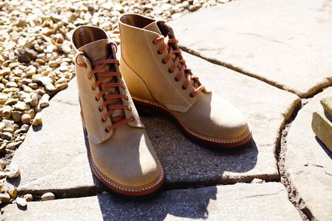 Photo by akh666 on April 10, 2023 of the John Lofgren M-43 Service Shoes in Horween Brown Chromexcel Roughout.