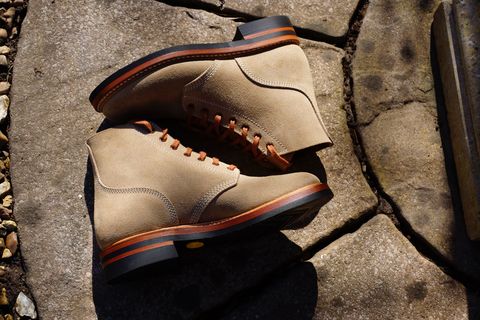 Photo by akh666 on April 10, 2023 of the John Lofgren M-43 Service Shoes in Horween Brown Chromexcel Roughout.