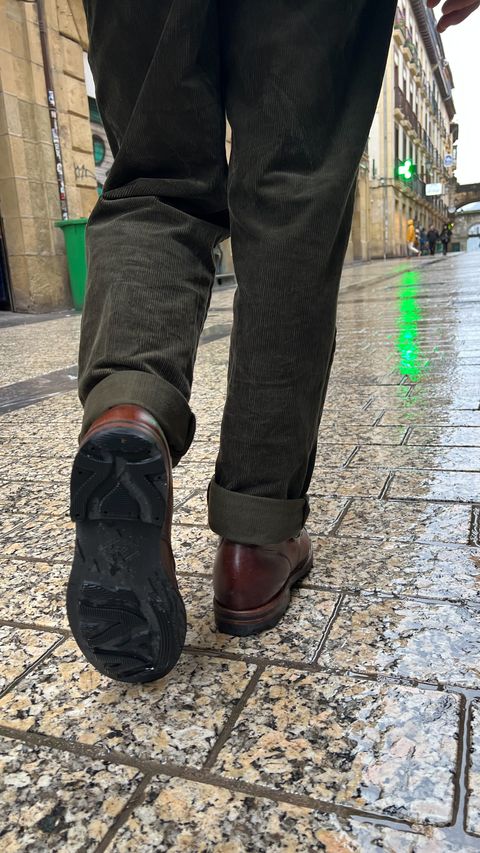 Photo by katsudon on April 26, 2026 of the Viberg Service Boot BCT in Horween Natural Chromexcel.