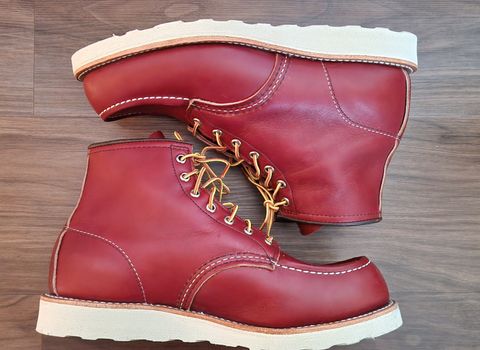 Photo by North on January 24, 2026 of the Red Wing 6-Inch Classic Moc in S.B. Foot Oro-Russet Portage.