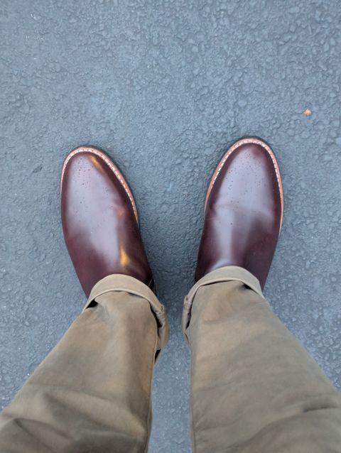 Photo by habibiboots7 on October 18, 2025 of the Thursday Duke in Brown Thursday Chrome.