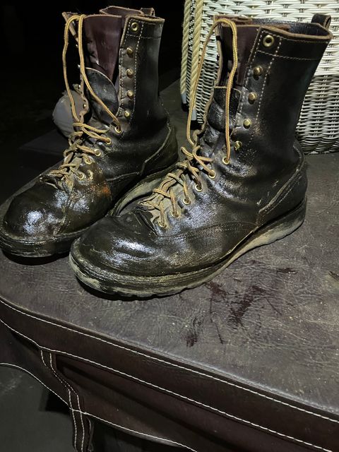 Photo by Bootman221 on January 16, 2025 of the Nicks x Rose Anvil ND3 in Horween Brown Waxed Flesh.