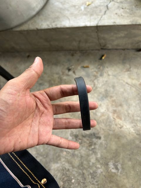 Photo by enggut on February 6, 2026 of the Artificial Goods Bracelet in Indonesian Natural Veg Tan.
