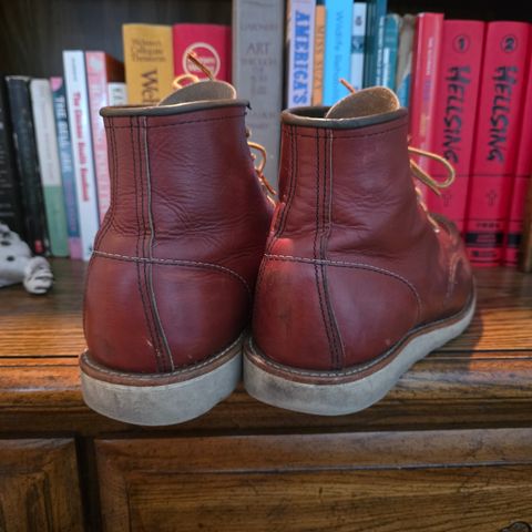 Photo by RabbitsOnTheMoon on January 23, 2026 of the Red Wing 6-Inch Classic Moc in S.B. Foot Oro-Russet Portage.