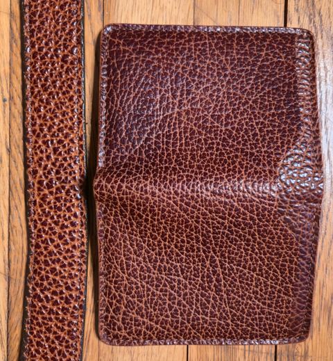 Photo by chuligani on June 30, 2026 of the Ashland Leather Fat Herbie in Horween Tan Yellowstone Bison.