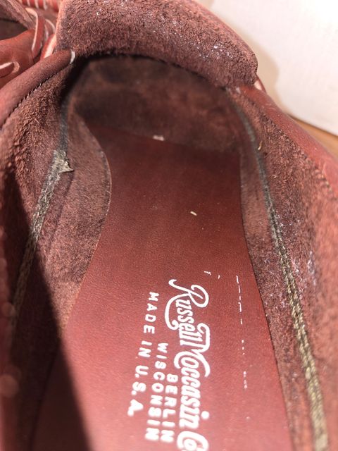 Photo by chuligani on July 10, 2026 of the Russell Moccasin Co. Oneida in S.B. Foot Walnut Timberjack.