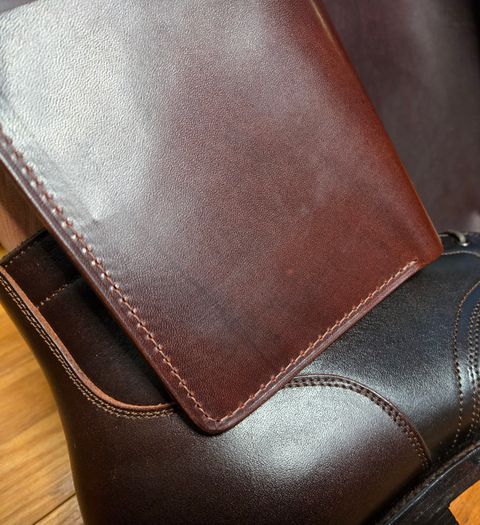 Photo by chuligani on March 4, 2026 of the Ashland Leather Fat Herbie in Horween Brown Wooly Chromexcel Horsehide.