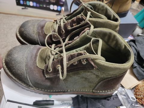 Photo by GrantR on July 16, 2026 of the Jim Green African Ranger in Jim Green / Rough Out Houston Green & Jim Green / Rough Out Houston Brown.