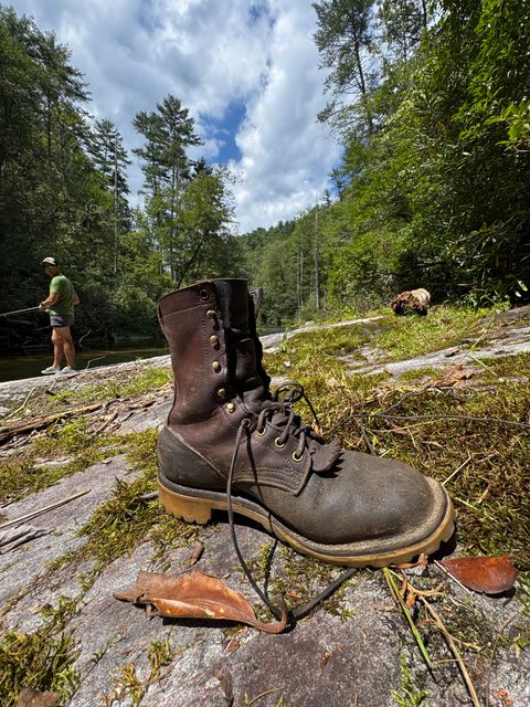 Photo by Alex2983 on August 30, 2025 of the JK Boots O.T. in Seidel Redwood Oil Tan.