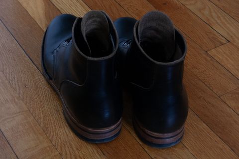 Photo by inventoryism on May 29, 2026 of the Viberg Service Boot in Horween Black Chromexcel.