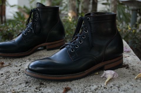 Photo by inventoryism on July 21, 2026 of the Viberg Service Boot in Horween Black Chromexcel.