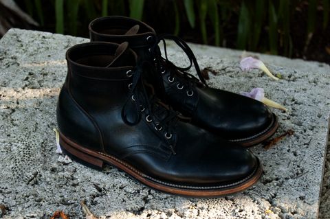 Photo by inventoryism on July 21, 2026 of the Viberg Service Boot in Horween Black Chromexcel.