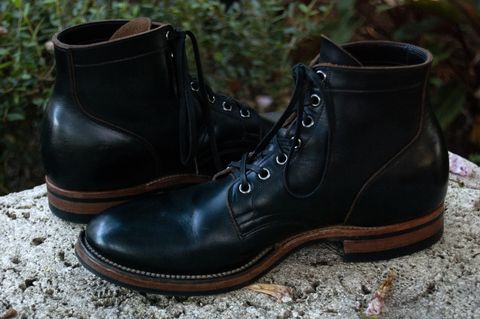 Photo by inventoryism on July 21, 2026 of the Viberg Service Boot in Horween Black Chromexcel.