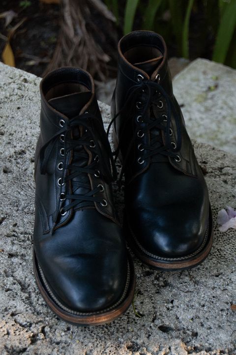 Photo by inventoryism on July 21, 2026 of the Viberg Service Boot in Horween Black Chromexcel.