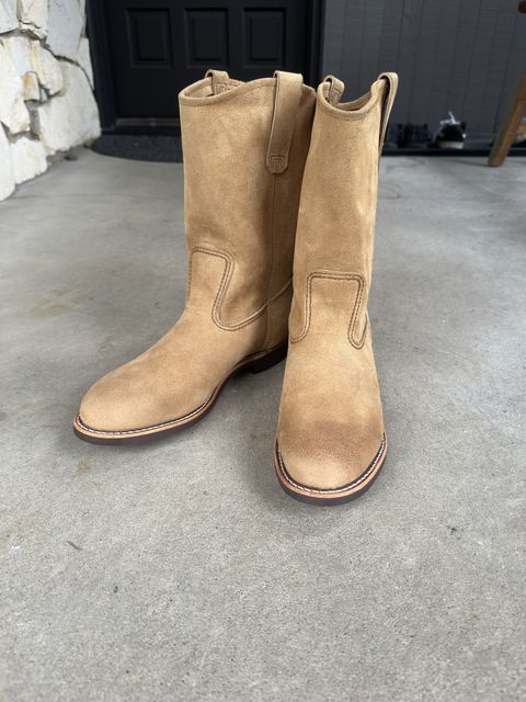 Photo by bbart on March 1, 2026 of the Red Wing Pecos in S.B. Foot Hawthorne Muleskinner.
