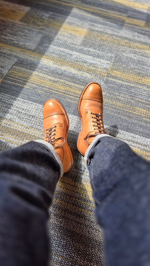 Photo by mykoh on July 14, 2026 of the Østmo Type 1 Service Boot in Maryam Natural Horsebutt.