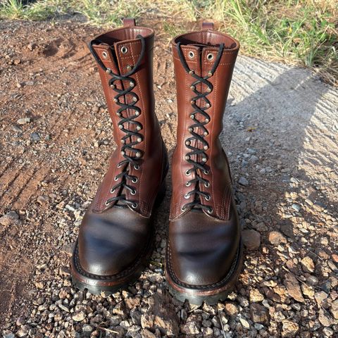 Photo by Apprehensivebootbuyer on July 15, 2026 of the Nicks BuilderPro in Seidel 1964 Brown Roughout & Seidel 1964 Brown.