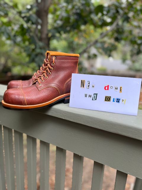 Photo by TelemarkTumalo on October 4, 2025 of the Kustom Kraft Model 1 in Kobel Russet Harness.
