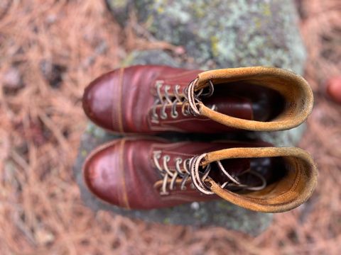 Photo by TelemarkTumalo on January 2, 2026 of the Kustom Kraft Model 1 in Kobel Russet Harness.