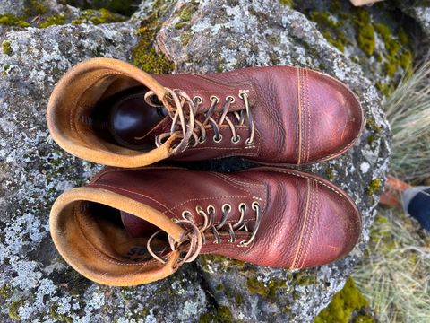 Photo by TelemarkTumalo on March 2, 2026 of the Kustom Kraft Model 1 in Kobel Russet Harness.