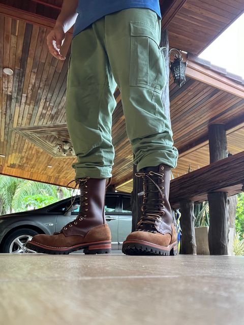 Photo by butcheredman on August 21, 2024 of the Nicks BuilderPro in Seidel 1964 Brown & Seidel 1964 Brown Roughout.