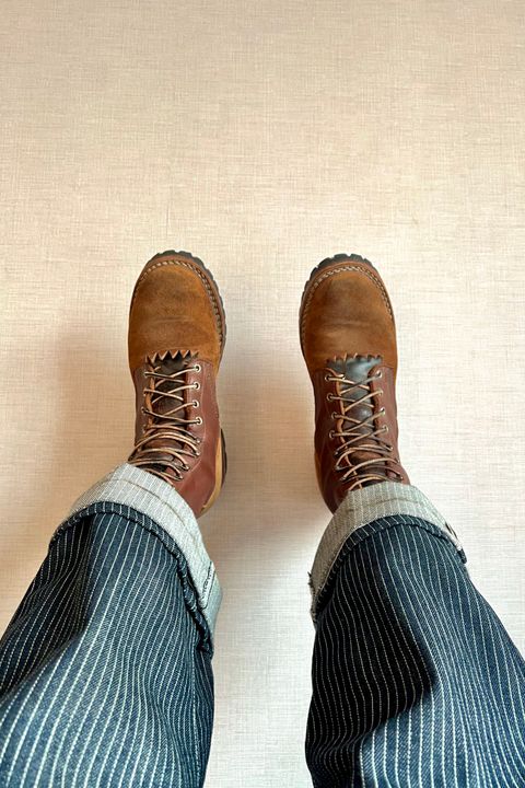Photo by butcheredman on February 4, 2025 of the Nicks BuilderPro in Seidel 1964 Brown & Seidel 1964 Brown Roughout.