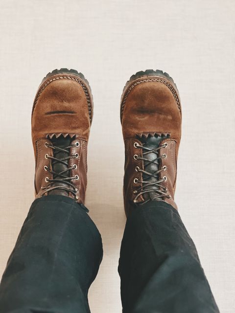 Photo by butcheredman on July 7, 2025 of the Nicks BuilderPro in Seidel 1964 Brown & Seidel 1964 Brown Roughout.