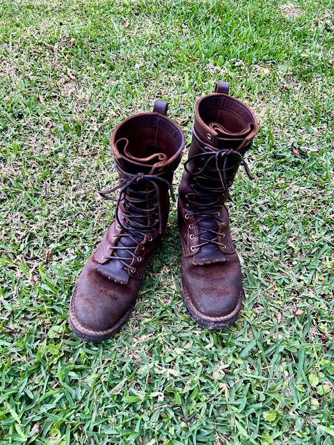 Photo by butcheredman on September 6, 2025 of the Nicks BuilderPro in Seidel 1964 Brown & Seidel 1964 Brown Roughout.