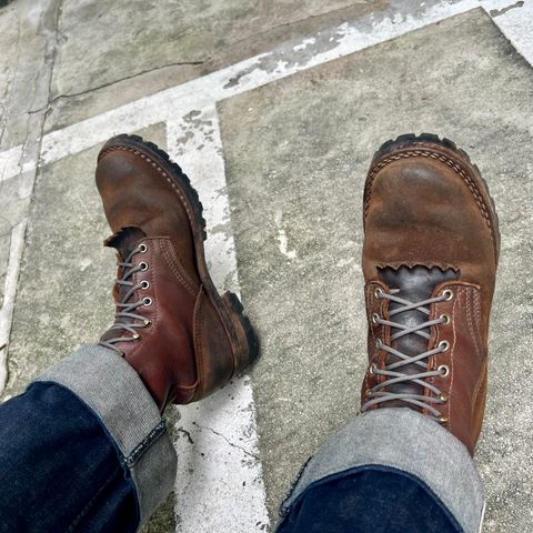 Photo by butcheredman on September 25, 2025 of the Nicks BuilderPro in Seidel 1964 Brown & Seidel 1964 Brown Roughout.