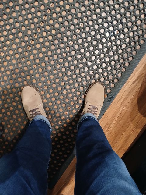 Photo by Natural1 on February 1, 2025 of the Oak Street Bootmakers Field Boot in Horween Natural Chromexcel Roughout.