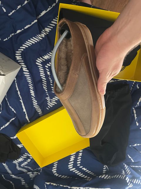 Photo by aussiebootboy on February 4, 2025 of the Goral Goral/ x Rose Anvil Sluggs in Horween Natural Chromexcel.