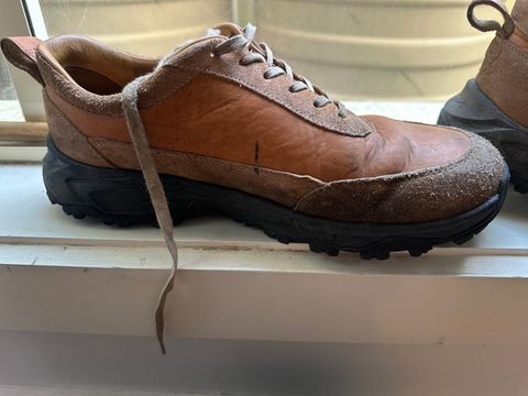Photo by aussiebootboy on January 2, 2026 of the Goral Samara in Maryam Natural Veg Tan.
