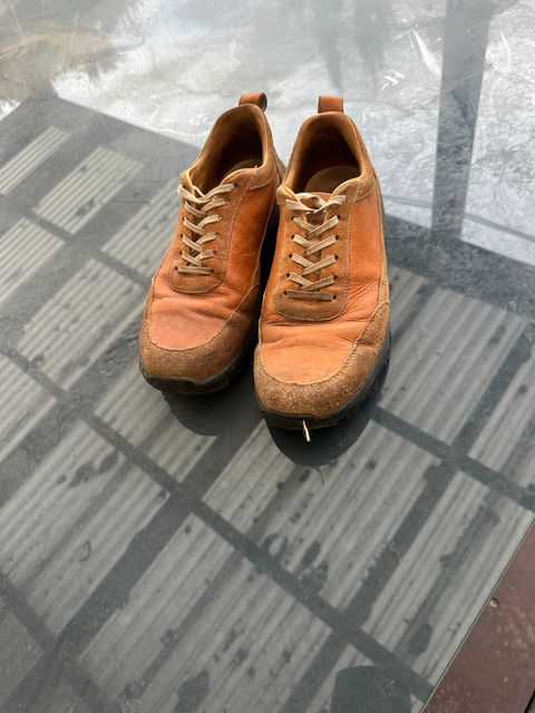 Photo by aussiebootboy on January 19, 2026 of the Goral Samara in Maryam Natural Veg Tan.