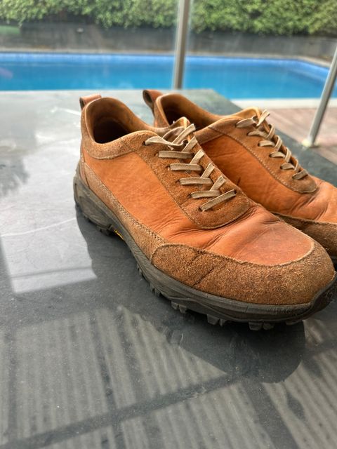 Photo by aussiebootboy on January 19, 2026 of the Goral Samara in Maryam Natural Veg Tan.