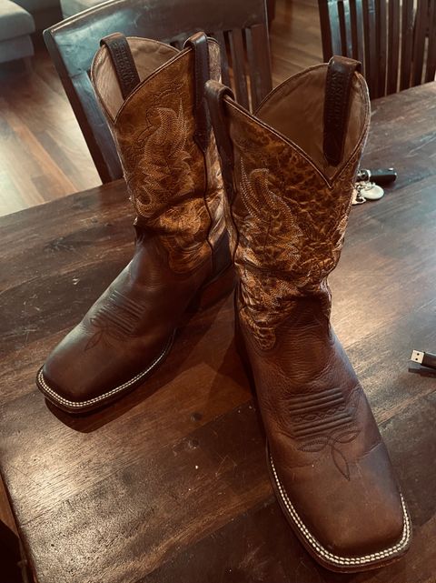Photo by aussiebootboy on February 5, 2025 of the Ringers Western Longreach in Mexican Tan Fullgrain.