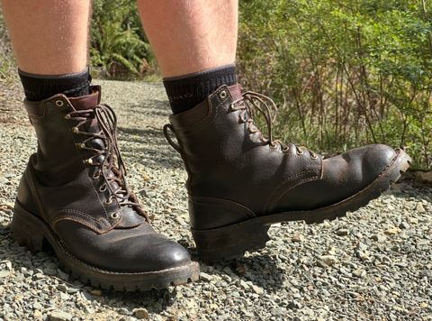 Photo by aussiebootboy on September 6, 2025 of the Nicks X Parkhurst V3 in Horween Brown Waxed Flesh.