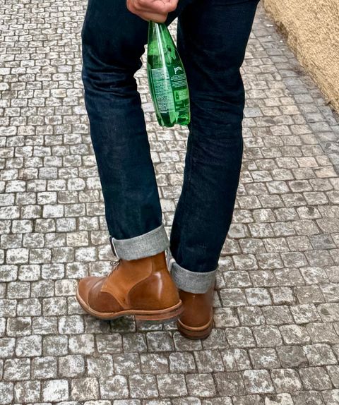 Photo by zeroremain on March 11, 2025 of the Viberg Service Boot BCT in Horween Bourbon Shell Cordovan.