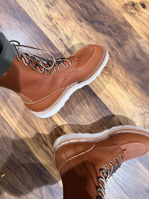 Photo by CurtQuick on July 10, 2026 of the Nicks Moc Toe in Seidel 1964 Tan.