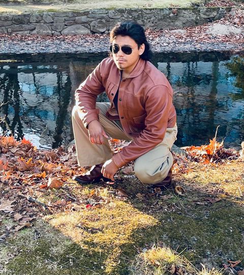 Photo by ToesOverHoes203 on December 8, 2024 of the Clinch Engineer Boots 11-Inch Height in Brown-Overdyed Horsebutt.